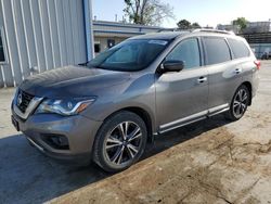 Salvage cars for sale at Tulsa, OK auction: 2017 Nissan Pathfinder S