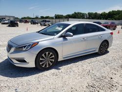 Salvage cars for sale from Copart New Braunfels, TX: 2015 Hyundai Sonata Sport