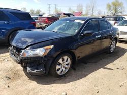 Vehiculos salvage en venta de Copart Elgin, IL: 2008 Honda Accord EXL