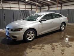 Salvage cars for sale at Pennsburg, PA auction: 2018 Chevrolet Malibu LS