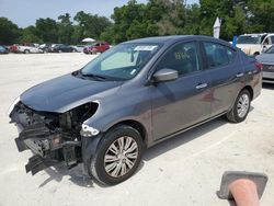 Salvage cars for sale at Ocala, FL auction: 2018 Nissan Versa S