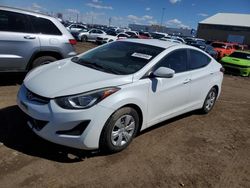 Salvage cars for sale from Copart Brighton, CO: 2016 Hyundai Elantra SE
