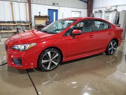 Salvage cars for sale at West Mifflin, PA auction: 2018 Subaru Impreza Sport