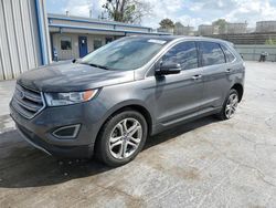 Salvage cars for sale at Tulsa, OK auction: 2018 Ford Edge Titanium