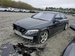 Salvage cars for sale at Windsor, NJ auction: 2015 Mercedes-Benz S 550 4matic