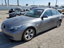 Salvage cars for sale from Copart Van Nuys, CA: 2008 BMW 528 I