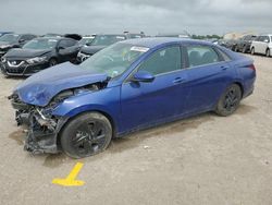 Salvage cars for sale at Houston, TX auction: 2021 Hyundai Elantra SEL