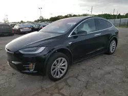 Salvage cars for sale at Indianapolis, IN auction: 2016 Tesla Model X