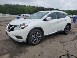 Salvage cars for sale from Copart Florence, MS: 2016 Nissan Murano S
