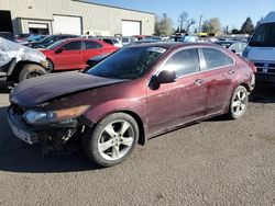 Salvage cars for sale at Woodburn, OR auction: 2009 Acura TSX