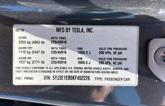 2019 Tesla Model 3