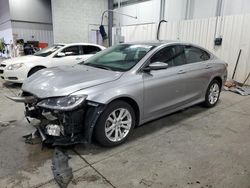 Salvage cars for sale at Ham Lake, MN auction: 2015 Chrysler 200 Limited