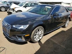 Salvage cars for sale at Brighton, CO auction: 2019 Audi A4 Premium Plus