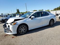 Salvage cars for sale at West Palm Beach, FL auction: 2023 Toyota Camry XLE