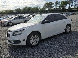 Salvage cars for sale at Byron, GA auction: 2016 Chevrolet Cruze Limited LS