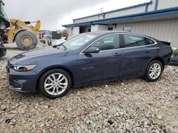 Chevrolet salvage cars for sale: 2016 Chevrolet Malibu LT