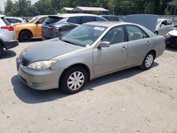 Salvage cars for sale from Copart Savannah, GA: 2005 Toyota Camry LE