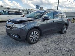 Salvage cars for sale at Hueytown, AL auction: 2014 Acura MDX Technology