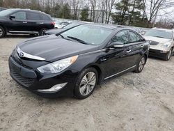 Salvage cars for sale at North Billerica, MA auction: 2015 Hyundai Sonata Hybrid