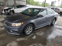 Salvage cars for sale at Cartersville, GA auction: 2016 Volkswagen Passat S