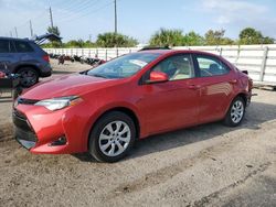 Salvage cars for sale at Miami, FL auction: 2018 Toyota Corolla L