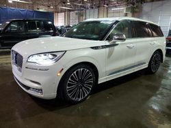 Salvage cars for sale at Woodhaven, MI auction: 2020 Lincoln Aviator Black Label