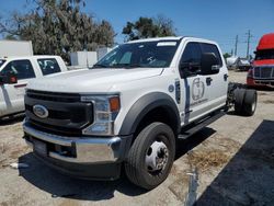 Salvage cars for sale from Copart Riverview, FL: 2022 Ford F450 Super Duty