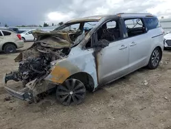 Salvage cars for sale at Bakersfield, CA auction: 2016 KIA Sedona EX