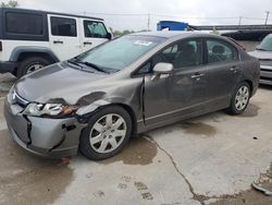 Honda Civic lx salvage cars for sale: 2007 Honda Civic LX