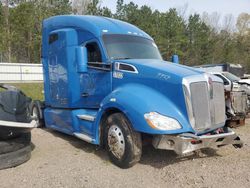 Salvage trucks for sale at Charles City, VA auction: 2017 Kenworth Construction T680
