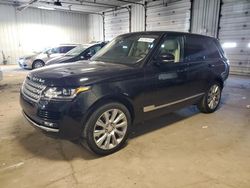 Salvage cars for sale at Franklin, WI auction: 2014 Land Rover Range Rover Supercharged