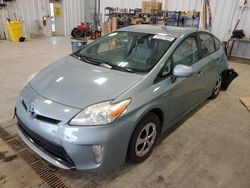 Salvage cars for sale at Mcfarland, WI auction: 2013 Toyota Prius