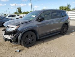 Salvage cars for sale from Copart Miami, FL: 2019 Honda Passport Sport
