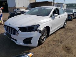 Salvage cars for sale at New Britain, CT auction: 2019 Ford Fusion SEL