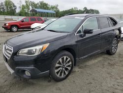 Salvage cars for sale at Spartanburg, SC auction: 2015 Subaru Outback 2.5I Limited
