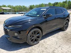 Salvage cars for sale from Copart Charles City, VA: 2019 Chevrolet Blazer RS
