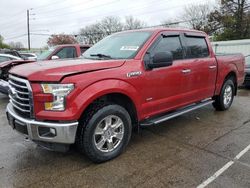 Salvage cars for sale at Moraine, OH auction: 2016 Ford F150 Supercrew