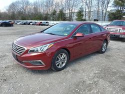 Salvage cars for sale at North Billerica, MA auction: 2015 Hyundai Sonata SE