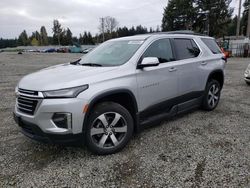 Salvage cars for sale at Graham, WA auction: 2022 Chevrolet Traverse LT