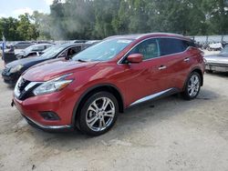 Salvage cars for sale at Ocala, FL auction: 2016 Nissan Murano S