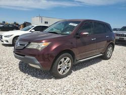 Salvage cars for sale at Temple, TX auction: 2007 Acura MDX Technology