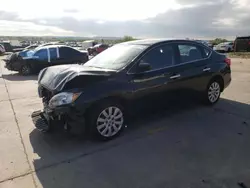 Salvage cars for sale at Grand Prairie, TX auction: 2017 Nissan Sentra S