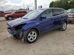 Salvage cars for sale at Oklahoma City, OK auction: 2016 Ford Escape SE