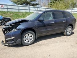 Chevrolet salvage cars for sale: 2017 Chevrolet Traverse LS