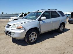 Salvage cars for sale at Bakersfield, CA auction: 2001 Acura MDX Touring