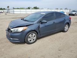 Salvage cars for sale from Copart Bakersfield, CA: 2016 KIA Forte LX
