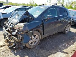 Salvage cars for sale from Copart Cahokia Heights, IL: 2015 Chevrolet Trax 1LT