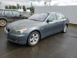 Salvage cars for sale at Portland, OR auction: 2007 BMW 525 XI