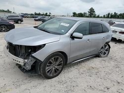 Salvage cars for sale at Houston, TX auction: 2017 Acura MDX Technology