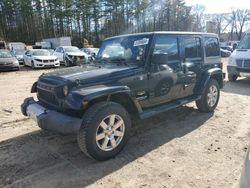 Salvage cars for sale from Copart North Billerica, MA: 2014 Jeep Wrangler Unlimited Sahara